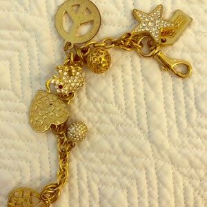 Coach charm bracelet -good condition